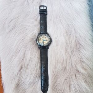 Stuhrling Authentic men's skeleton automatic watch